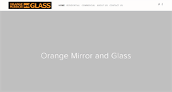 Desktop Screenshot of orangemirrorandglass.com